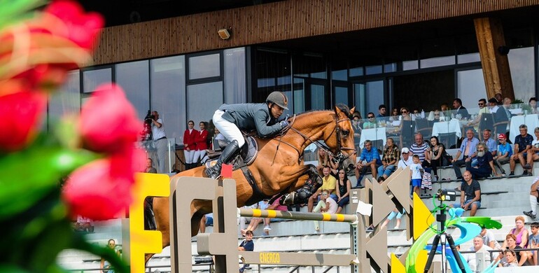 Ömer Karaevli and Roso Au Crosnier win the CSI4* Grand Prix at the X-Bionic®Sphere