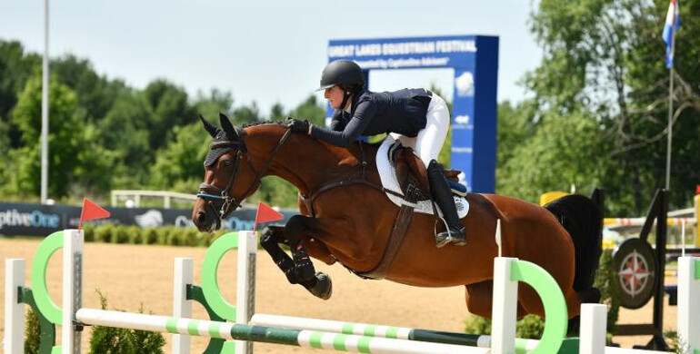 Kelli Cruciotti blazes to victory in Grand Traverse Classic CSI3* at Great Lakes Equestrian Festival