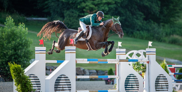 Kevin Babington and Shorapur winners of the CSI3* Assante Classic at International Bromont