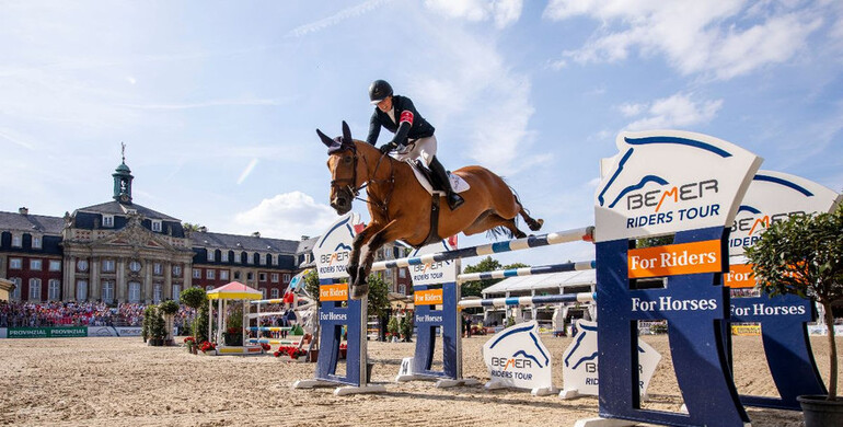 Charlotte Bettendorf makes it all the way to the top in Münster