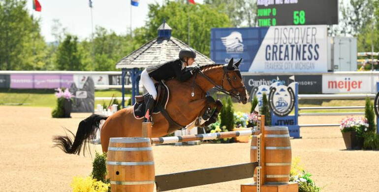 Abigail McArdle and Victorio 5 add second Great Lakes Equestrian Festival win in Staller Grand Traverse Grand Prix