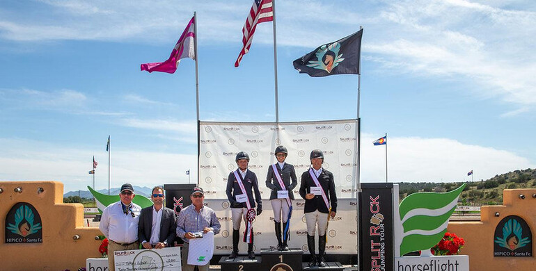 Tiffany Sullivan is triumphant in the CSI2* Grand Prix at the Split Rock Jumping Tour's Santa Fe International