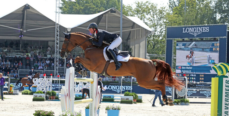 Ben Maher and Explosion W best after two rounds of jumping at the Longines FEI European Championships 2019