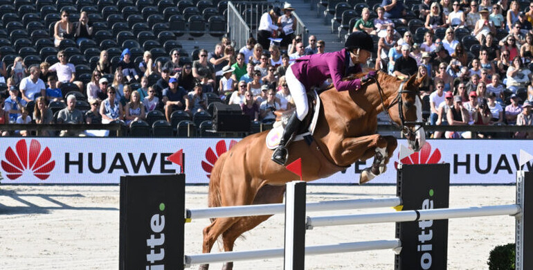 Luciana Diniz and Fit For Fun win Saturday's Deloitte Prize in Rotterdam