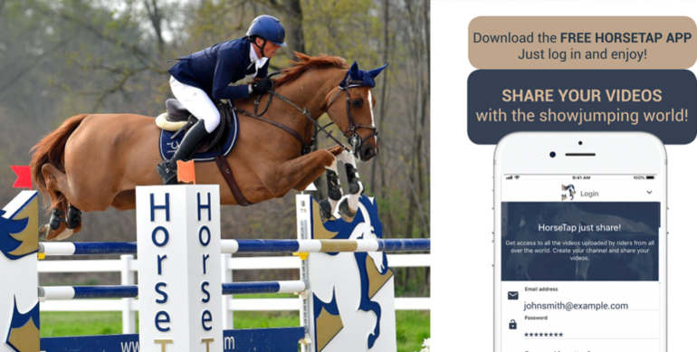 HorseTap: Your horses’ video sharing - The new app for showjumping videos