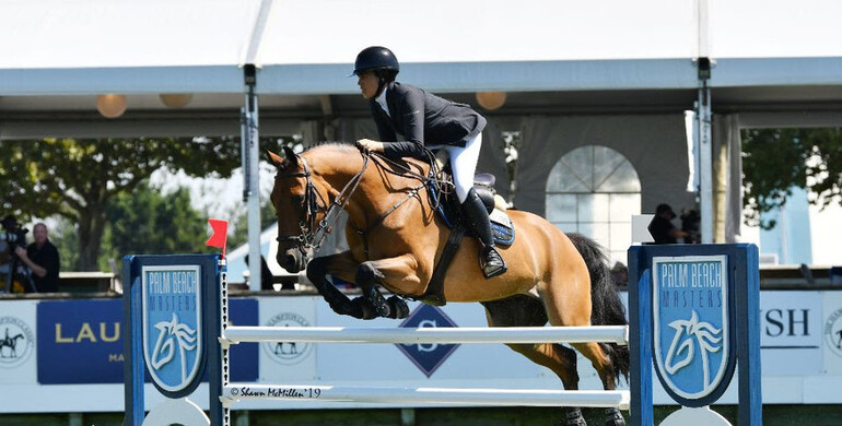 Brianne Goutal-Marteau tops Palm Beach Masters Open Jumper at the 2019 Hampton Classic