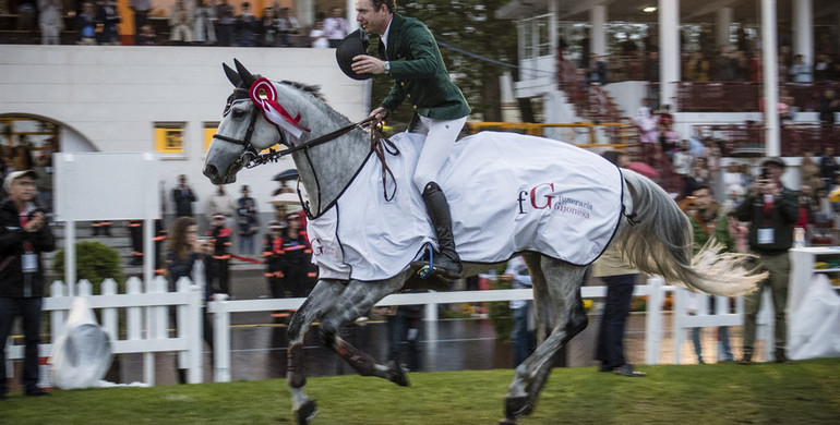 Greg Broderick takes the top honours in the CSIO5* Grand Prix of Gijon