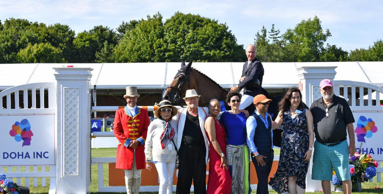 Canada’s Mario Deslauriers captures the $300,000 DOHA.INC Grand Prix to close the 44th Hampton Classic Horse Show
