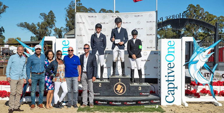 Cook zooms to the win in the $36,000 CaptiveOne FEI 1.45m Welcome Class at Split Rock Jumping Tour's Sonoma International CSI2*