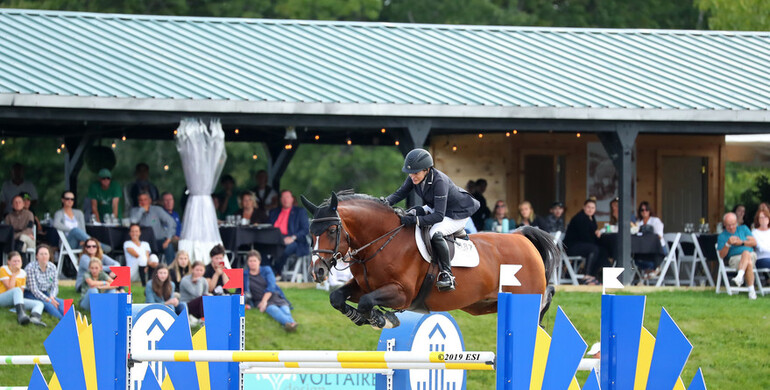 Margie Engle claims the Champion title in the Saugerties $500,000 Grand Prix FEI CSI5*