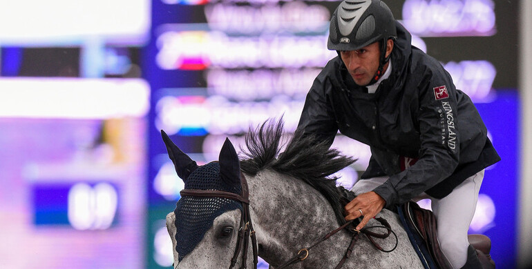 Dayro Arroyave on top in Saturday’s biggest class at Hubside Jumping
