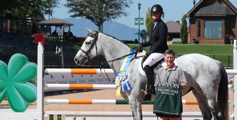 Tracy Fenney and MTM Apple are golden at Tryon Fall 3 with Horseware Ireland Welcome Stake victory