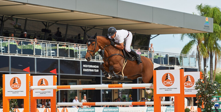 Pius Schwizer speeds to the win in the CSI2* Grand Prix presented by CHG at the Autumn MET 2019