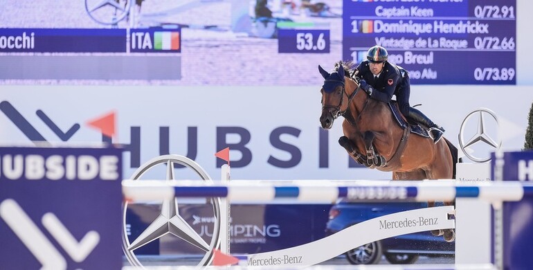 Emilio Bicocchi tops the Grand Prix qualifier at Hubside Jumping