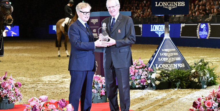 FEI Jumping Director John Roche honoured for his service to the equestrian sports
