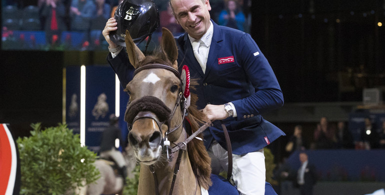 Julien Epaillard and Toupie de la Roque race to the win in the CSI5*-W Anemone Horse Trucks Grand Prix of Amsterdam powered by Stoeterij Sterrehof