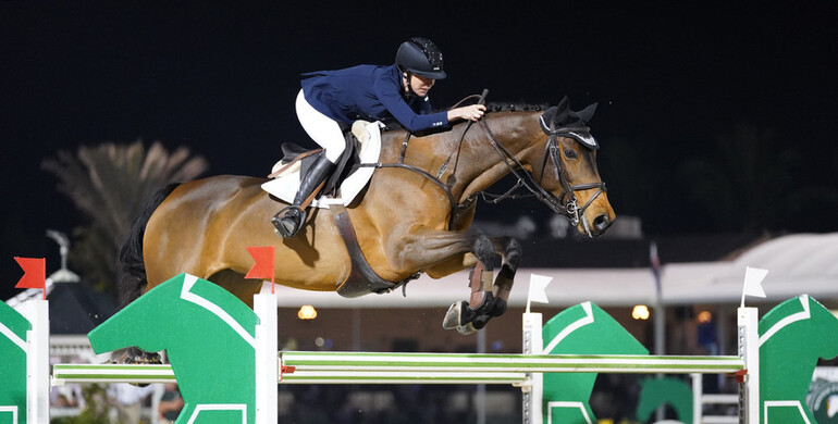 Erin Davis-Heineking swoops in for $137,000 Adequan® Grand Prix CSI3* victory