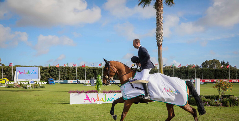 Ales Opatrny wins the CSI4* Grand Prix at the Sunshine Tour