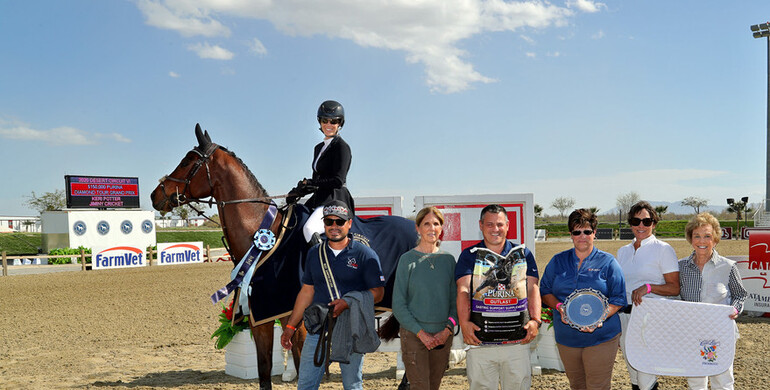 Keri Potter and Jiminy Cricket outperform the competition in the $150,000 Diamond Tour Grand Prix