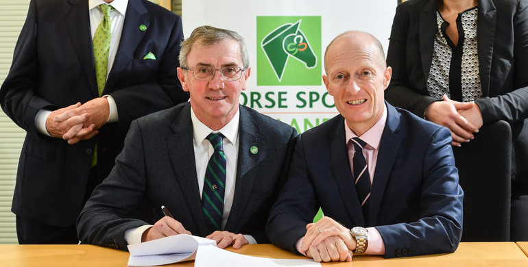Irish showjumping manager Michael Blake: 
