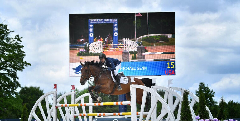 Ryan Michael Genn and Dieta top the field in the CSI2* Grand Prix at Traverse City Spring Horse Show
