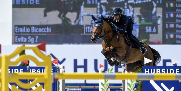 Emilio Bicocchi and Evita Sg Z win Friday's feature class at Hubside Jumping