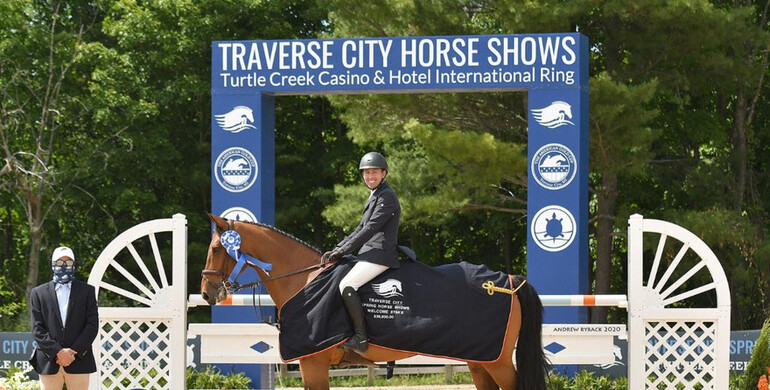 Jonathan Corrigan jumps Loughnavatta Indigo to second $36,600 Welcome Stake CSI2* victory in two weeks in Traverse City