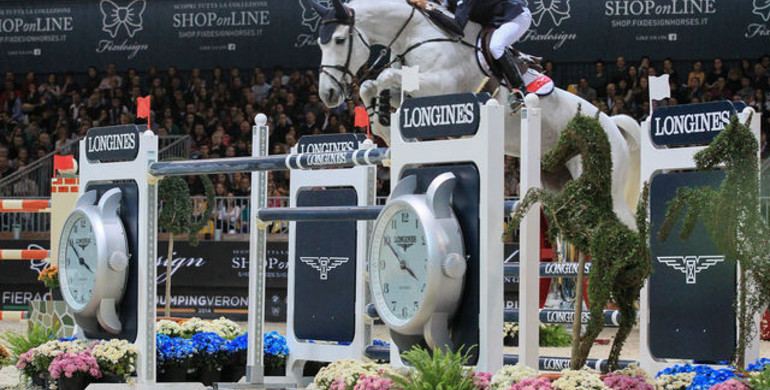Bertram Allen in a class of his own in the Longines FEI World Cup in Verona