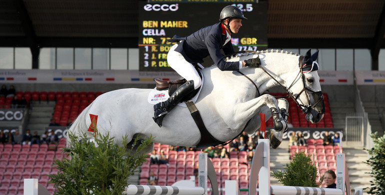 Ben Maher taking the lead in Herning