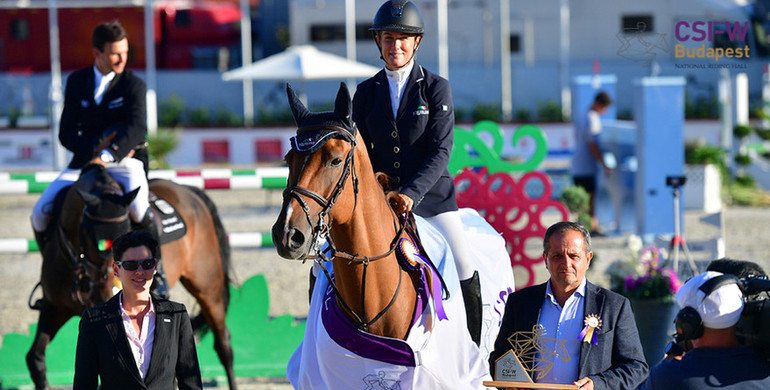 Laura Renwick and Dublin V with Friday’s biggest win at CSI3*-W Budapest