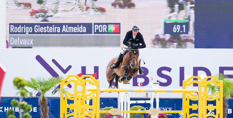 Rodrigo Giesteira Almeida takes Friday’s biggest win at Hubside Jumping