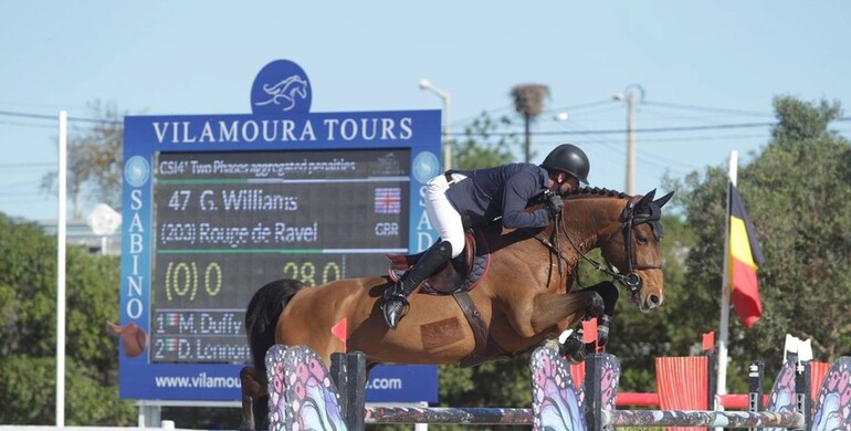 Guy Williams and Rouge de Ravel win Tuesday's CSI4* 1.50m in Vilamoura