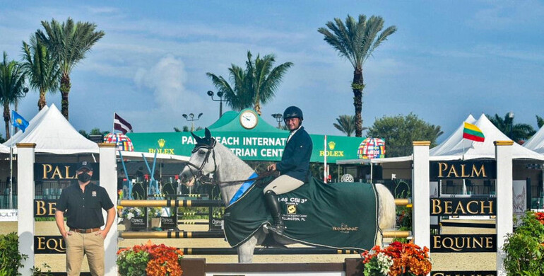 Alberto Michan and Loribri win $6,000 Palm Beach Equine Clinic 1.45m CSI3* on opening day of international competition