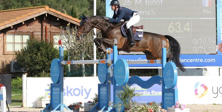 Mathieu Billot and Ilena S best in Wednesday's CSIO3* 1.45m in Vilamoura