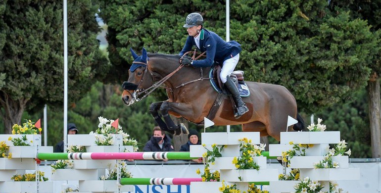 Denis Lynch and Spring Dark top Thursday's CSIO3* 1.50m in Vejer de la Frontera