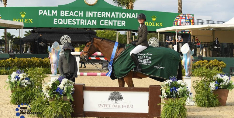 Lucy Deslauriers and Hester claim $73,000 Sweet Oak Farm 1.50m qualifier CSI4* win