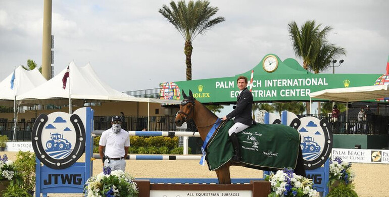 Darragh Kenny pilots Belo Horizonte to victory in $37,000 ﻿JTWG, Inc. 1.45m CSI4*