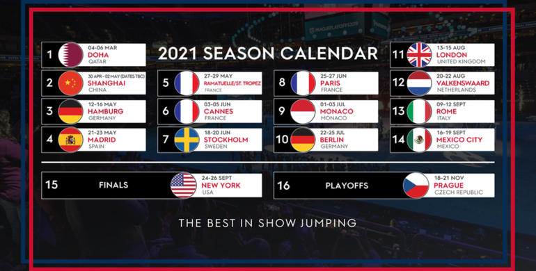 LGCT and GCL 2021-calendar revealed