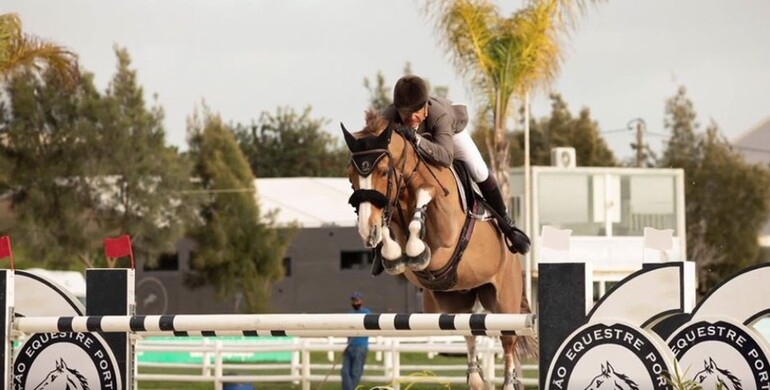 Luiz Felipe De Azevedo Filho and Hermes van de Vrombautshoeve win the CSI3* Grand Prix in Vilamoura
