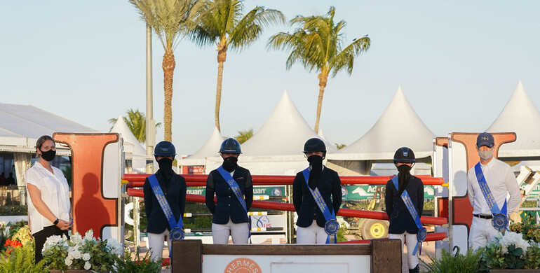 $25,000 Hermès U25 Grand Prix series team event welcomes win for Mendoza, Moffitt, Debney and Mytilineou