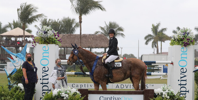Jessica Springsteen and Volage Du Val Henry reign supreme in the $37,000 CaptiveOne Advisors 1.50m Classic