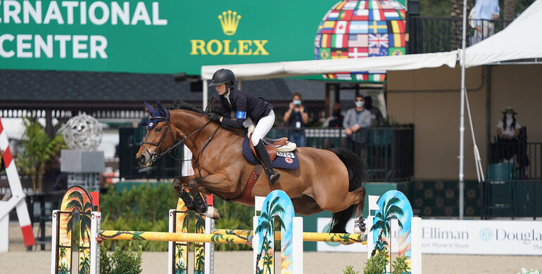 Lucy Deslauriers and Hester lead the way, capturing the Adequan® WEF Challenge Cup round 5 CSI5*