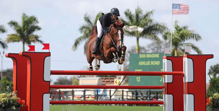Ashlee Bond and Imagine save the best for last in the $6,000 Douglas Elliman Real Estate 1.45m Jumpers CSI3*