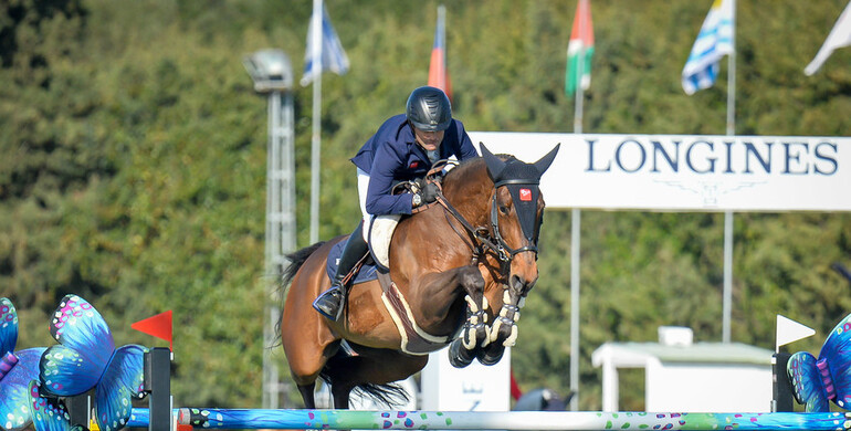 Olivier Perreau and GL Events Venizia D'Aiguilly with Friday's biggest win at the Sunshine Tour