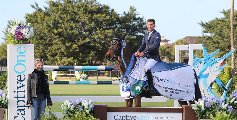 Harley stays hot, taking top honors in the $37,000 CaptiveOne Advisors 1.50m Classic CSI3*