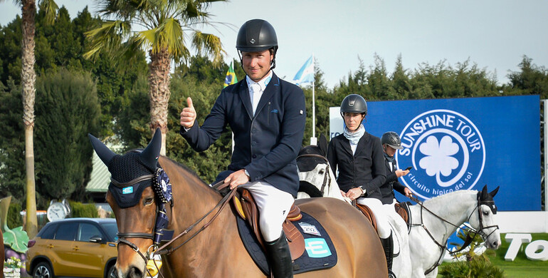 Douglas Lindelöw and Cheldon to the top in Saturday’s CSI4* 1.50m Medium Tour Grand Prix at the Sunshine Tour