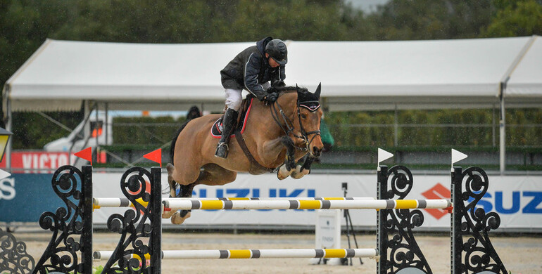 Dermott Lennon and  MJM Pursuit to the top at the Sunshine Tour