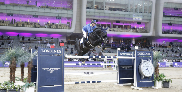 Christian Ahlmann and Dominator 2000 Z win the Commercial Bank CHI Al Shaqab Grand Prix presented by Longines