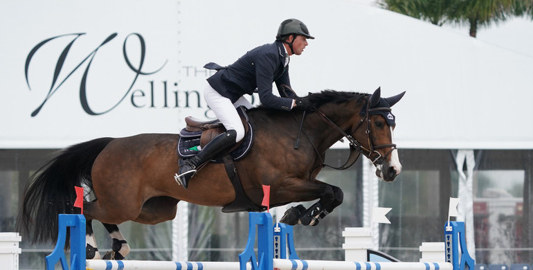 Maher masters $37,000 Adequan® WEF Challenge Cup round 10 CSI3* for the win aboard Ginger-Blue