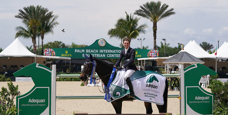 No jokes for Brian Moggre, who scores April Fool’s Day win in $50,000 Adequan® WEF Challenge Cup round 12